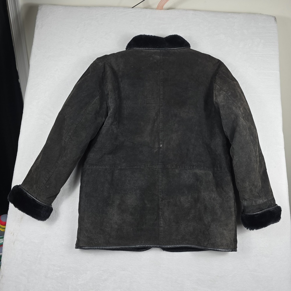 Basic Editions Women's Medium Button Front Brown … - image 4